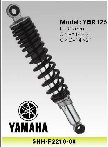 Yamaha Ybr125 Motorcycle Shock Absorber , Brazil Yamaha Motor Parts , 342mm Shocks 5HH-F2210-00