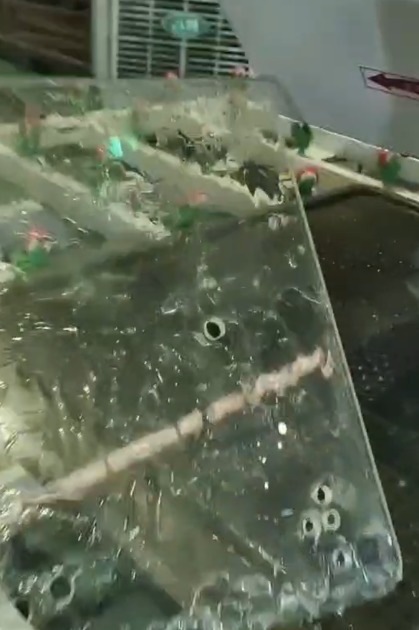 0.5kW-1.5kW 380V CNC Glass Drilling Machine For Irregular Hole Processing