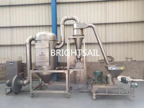 Capacidade 100kg/H SS Ginger Powder Processing Machine