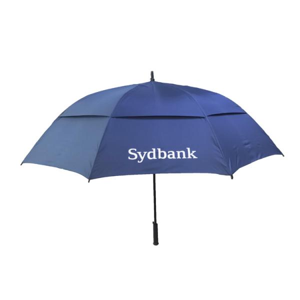 Guarda-chuva reto Windproof do quadro da fibra de vidro do punho