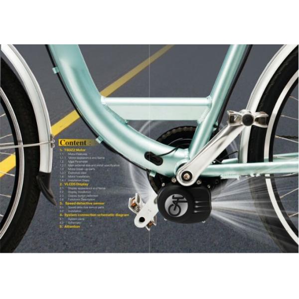 36v 350w Middle Centre Drive Motor E Bike Kit integrated Builit-in controller 13A