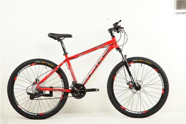 High grade hydraulic disc brake Shimano 21/24/27 speed 27.5 inch alloy  mountain bicycle with 36 hole spoke wheel