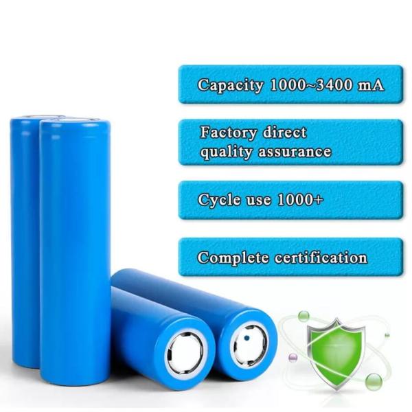 KC Approved 18650 Battery with High Discharge Rate and 800 Cycle Life for Power Tools
