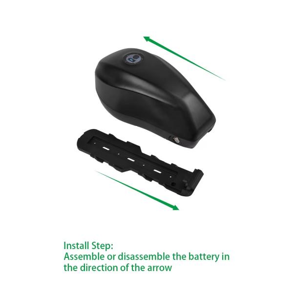 Fat Tire Ebike Electric Bicycle Battery Pack 48v 26ah 18650 Cell