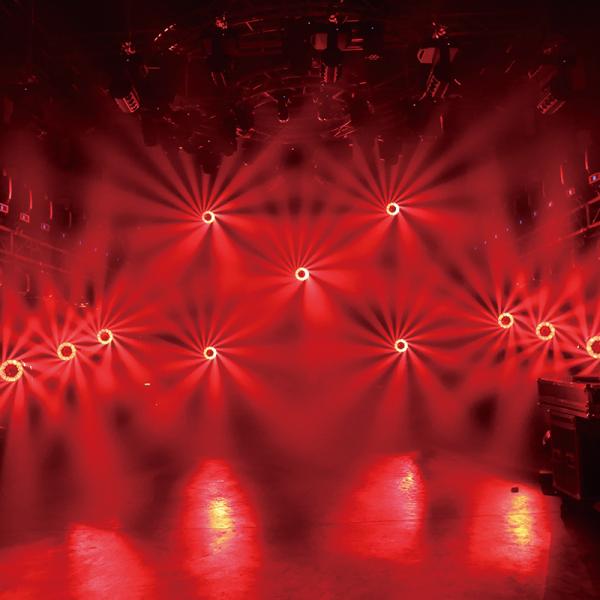 19*40w Алюминиевая сплав Beeye с LED кольцо для DJ Ночной клуб