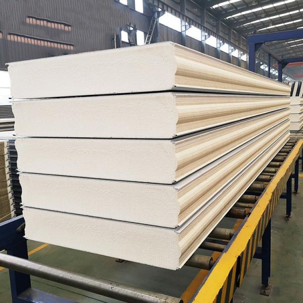 Customized Polyurethane Composite Panels 50mm Insulated Exterior Wall Sandwich Panel