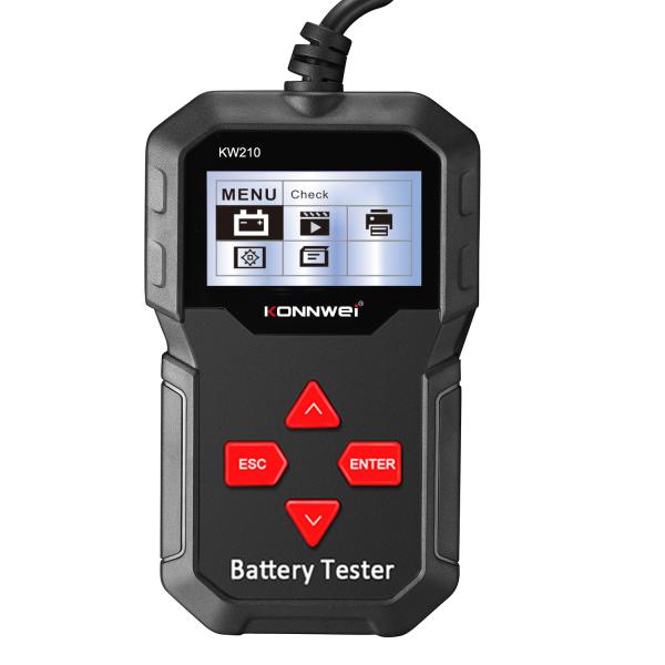 KW210 12 volt car battery analyzer for quick cranking charging test