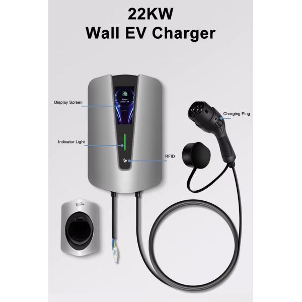 Estación de carga de automóviles montada en la pared