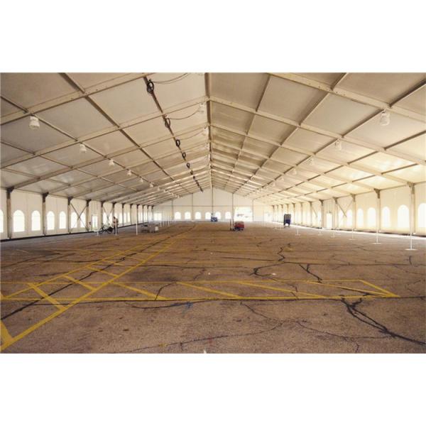 Large Temporary Warehouse Tent Aluminum Alloy Structure 2000 Square Meters