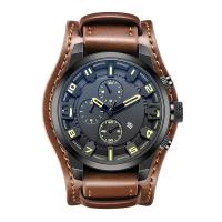 Reloj de acero inoxidable del cuarzo de la aleación 3ATM de ROHS para el hombre