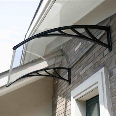 CE SGS Polycarbonate Window Awning Arms Canopy Bracket para soluções de sombra superiores