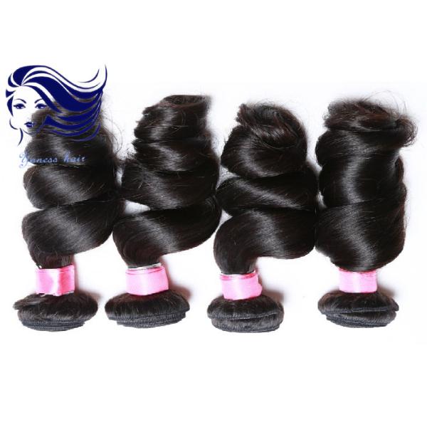 Virgin Curly Human Hair Extensions For Black Women Loose Wave