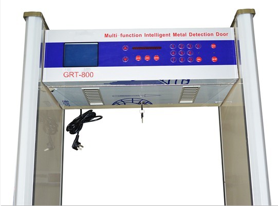 Large Screen LCD Door Frame Metal Detector 10 zones Archway Weapon Scanner