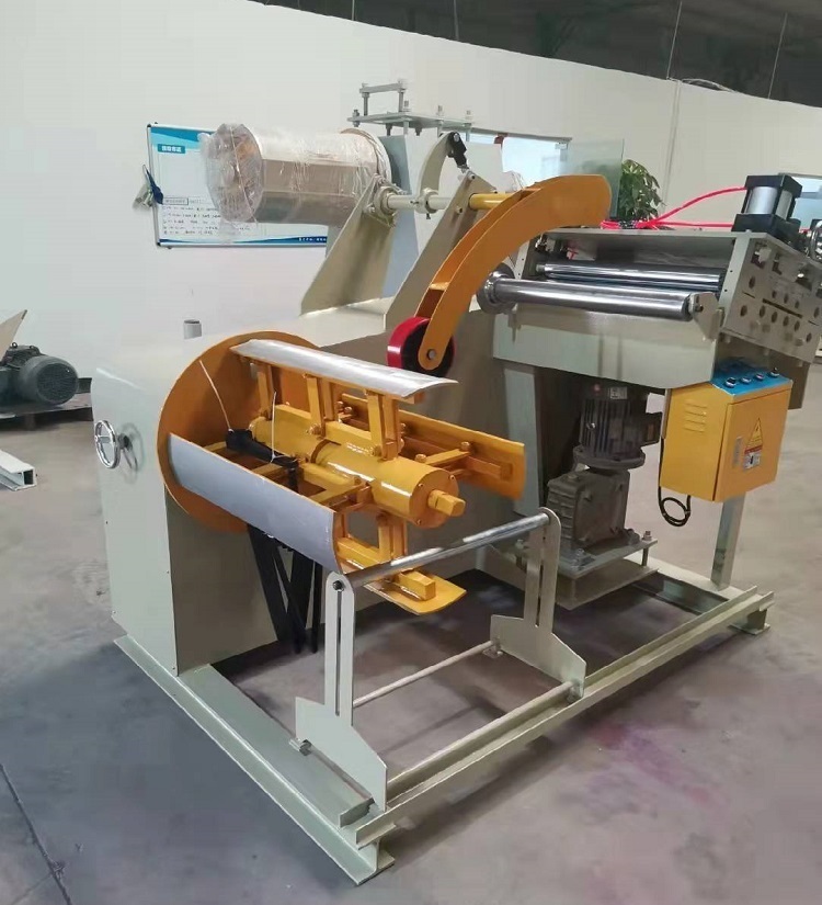 Automatic Uncoiler Metal Sheet Opening Steel Plate Straightener Coil Leveler