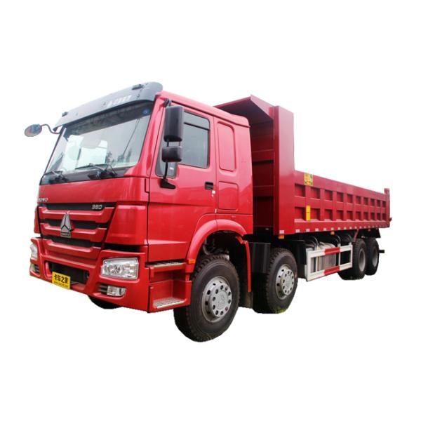 Low Fuel Consumption Heavy Duty HOWO 8x4 Dump Truck Euro Two  251 - 350hp