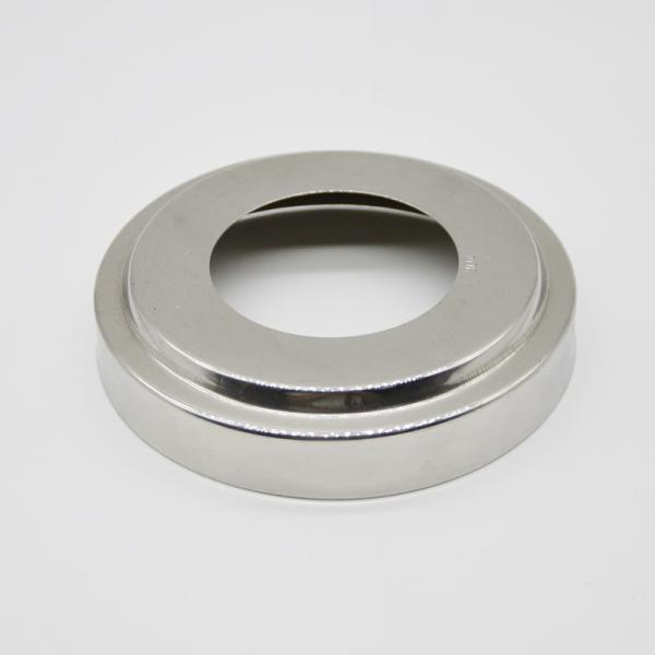 Stainless steel 304 decorative pipe cover RS0120 for post base satin or mirror finishing, 50.8mm, thickness 0.4mm