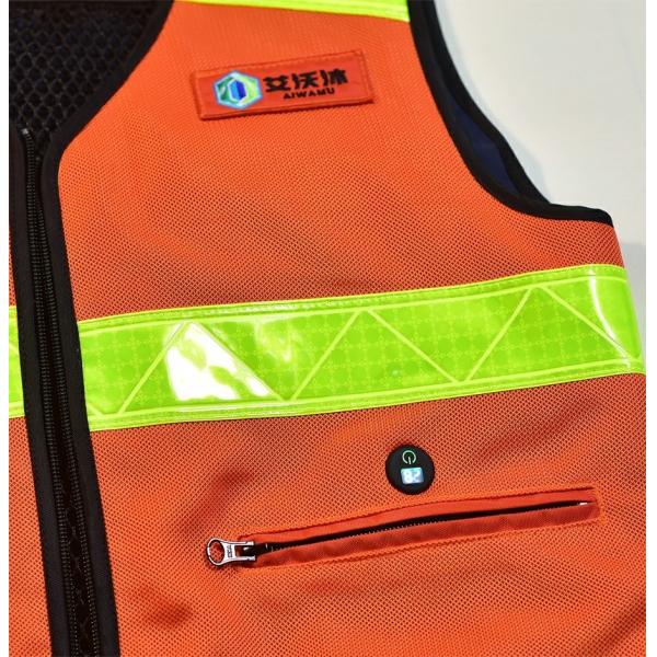 Geological Exploration Water Cycle Cooling Vest with Knitted Insert Cooling Ice Pack