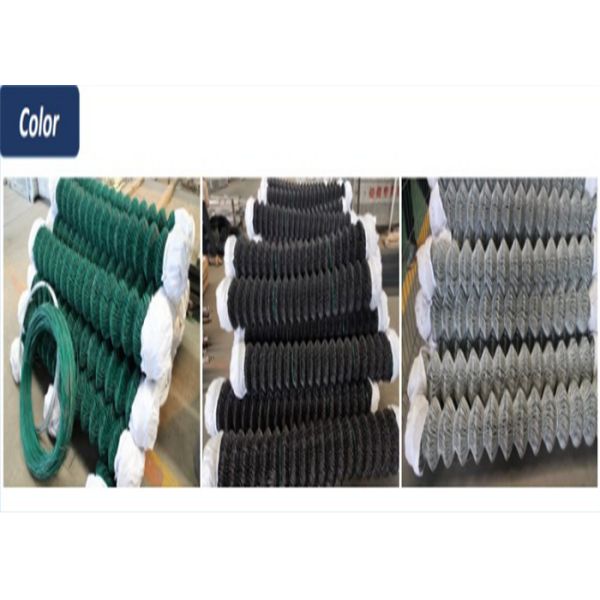 15meters length galvanized and PVC Coated Diamond Chain Link Fence for home use