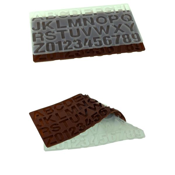 Harmless 36 Compartment Silicone Chocolate Letter Molds