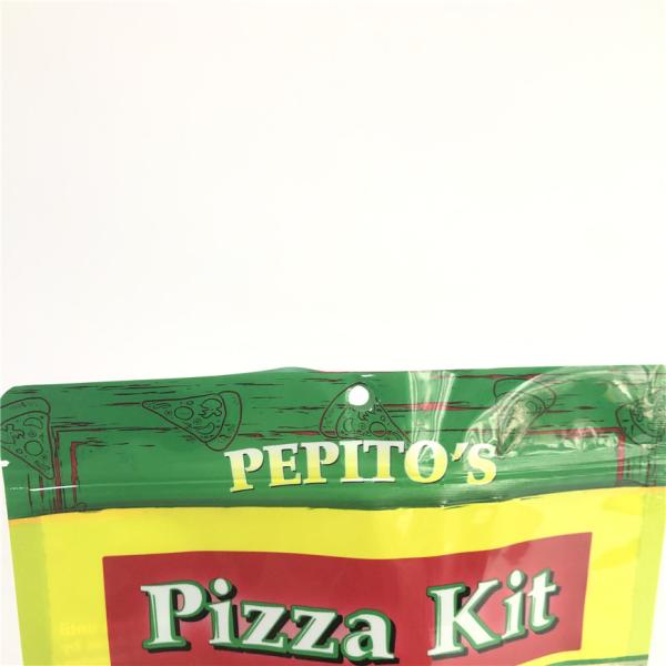Cusromized Plastic Bag Food Grade Packaging Stand Pouch For Pizza Mylar Food Pckaging Bag