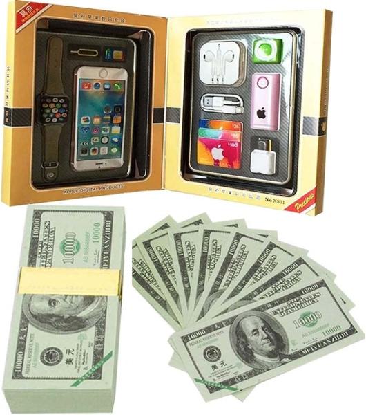 Ancestor Money To Burn, Joss Paper With Smart Phone Bank Note Spirit Ghost For Funeral, Strengthen Connection