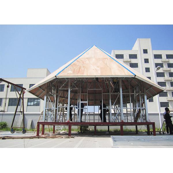 Светлая вилла гостиницы курорта бунгало Overwater железного каркаса датчика