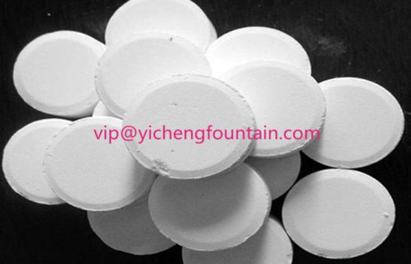 Disinfectant Trichloroisocyanuric Acid TCCA 90% Tablet For Swimming Pool 200g Per Piece
