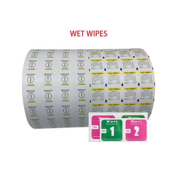 Aluminum Foil Laminated Paper for Alcohol Prep Pad/Alcohol Swab Packaging Flexo Printed