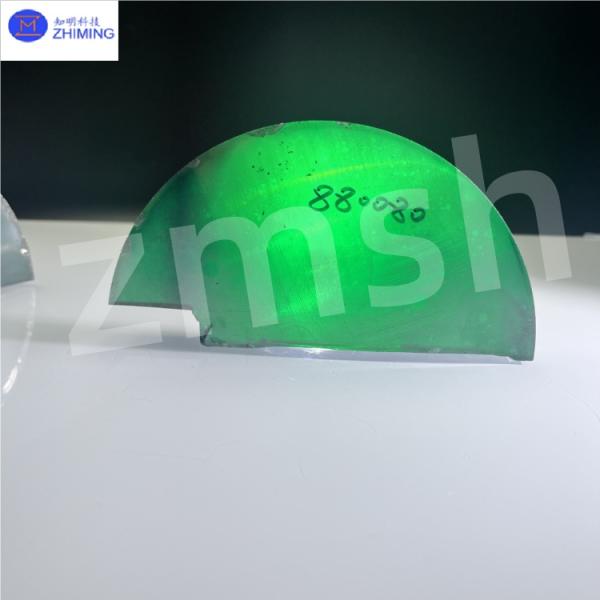 Synthetic Gem Crystal Moissanite Colored Sapphire Vivid Green SIC Raw Materials Jewelry Custom