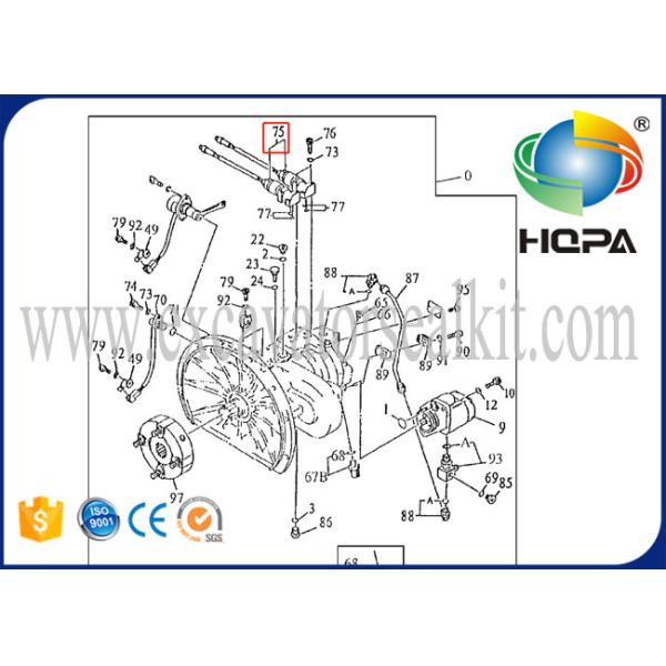 9147260 9120191 High Speed Excavator Solenoid Valve For EX120 EX200-2 EX200-3 EX200-5