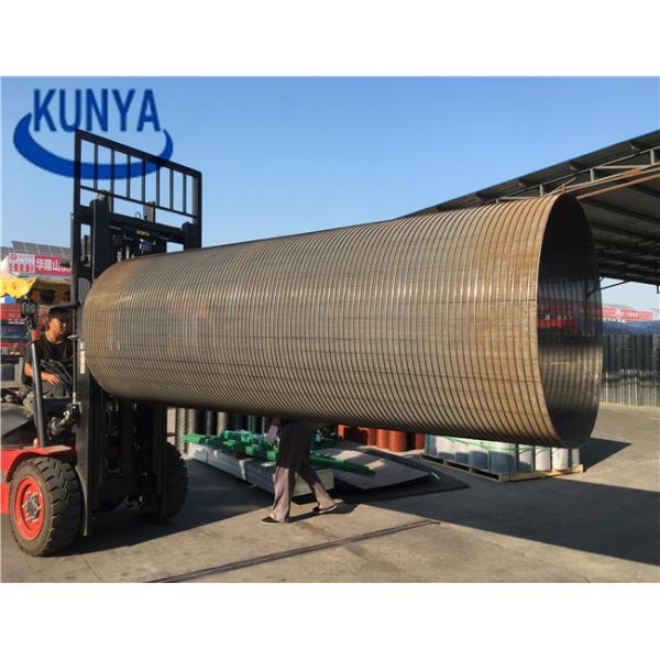 304 316 плоский экран провода клина 316L 6.3mm сваренный в-образностью