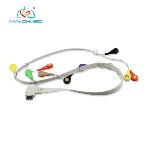 Medical Grade ECG Lead Cable , GE ECG Lead Wires With Good Performance