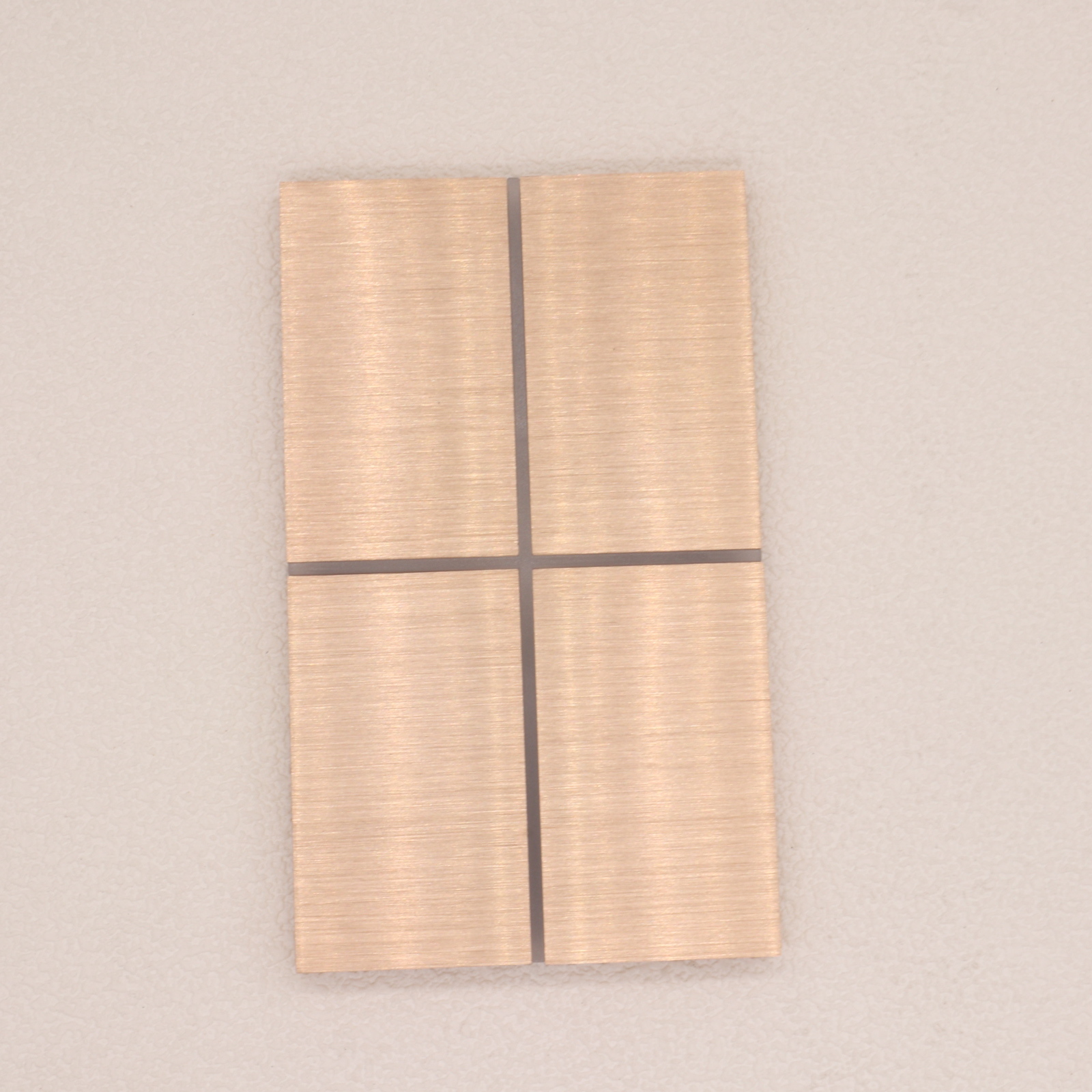 Zigbee 120*72mm US Aluminum Touch Panel 1/2/3/4Gang Smart WiFi Light Switch Smart Life App Alexa Google Home Compatible Wall