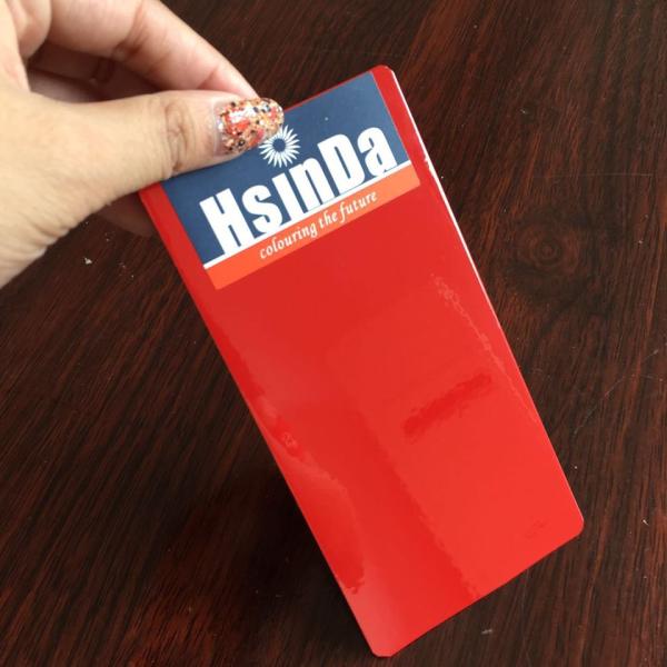 Красное покрытие порошка полиэстера эпоксидной смолы, покрытие порошка электростатических брызг Тхэрмосет