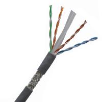 Le réseau plat d'en cuivre de 10 paires Cat3 câblent le mâle RJ45 au mâle