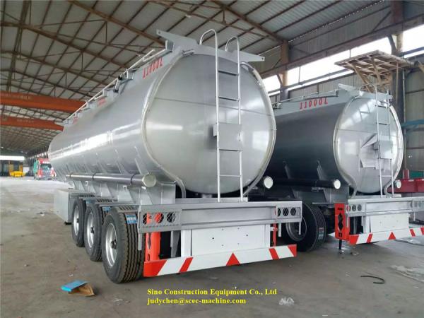 Sinotruk Diesel Propane Tank Trailer Propane Transport Trailers With Tri Axle