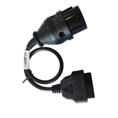 Brass ABS PVC Truck Diagnostic Cables Multipurpose Black Color