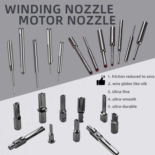 Ultra-high Wear Resistance carbide nozzle fine polishedWire winding guide pins cw0505-2010-3510