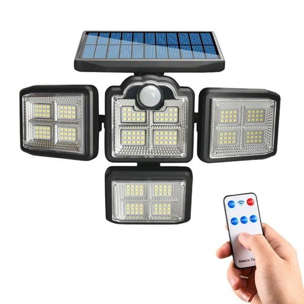 Energy Efficient Wall Mounted Solar Led Lights Remote Control