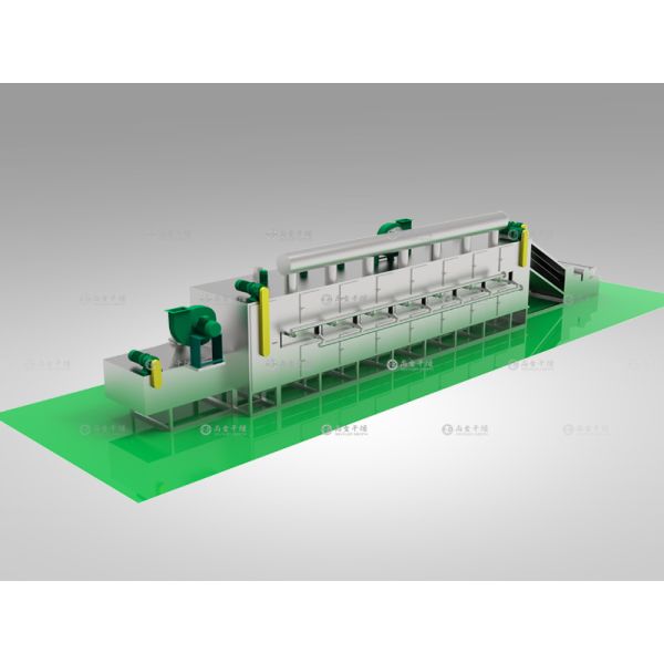 Single Layer Mesh Belt Dryer Machine Stainless Steel  Adjustable Speed