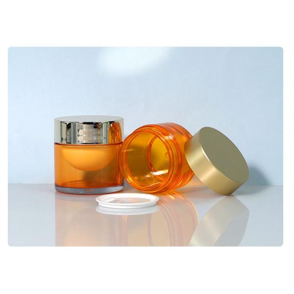 Produits cosmétiques en PET Bouteilles cosmétiques 30g 50g 60g Contenants en PET transparents avec couvercle