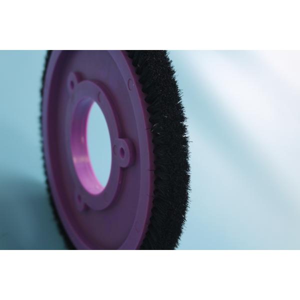 LK Stenter Brush Wheel Bruckner Corps en plastique violet poils de porc brossés poils de nylon Stenter machine pièces détachées