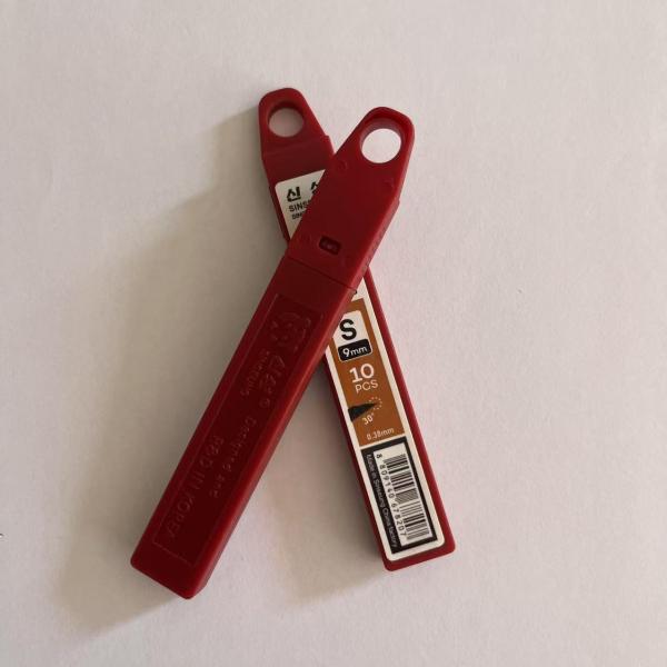 30° Tip Angle Trapezoidal 9mm Knife Blades For Industrial Cutting
