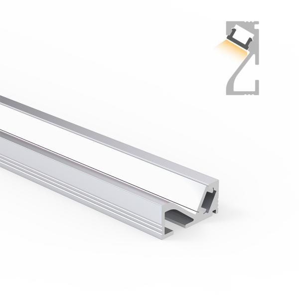 Recessed Cabinet LED Aluminum Profile Efficient Heat Dissipation