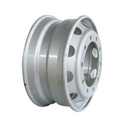 5 Lug 5x114.3 Rims Steel Wheel White With Red Line