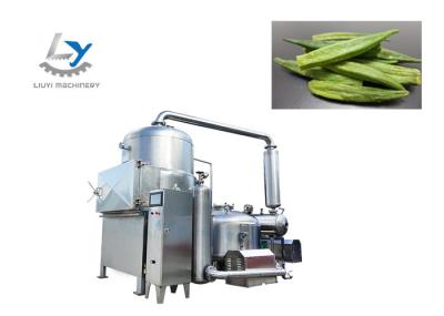 Snacks / Fruit Continuous Vacuum Fryer Steam / Thermal Oil Heating Operate Stability