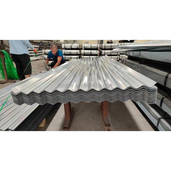 Z80 0,14 мм оцинкованный гофрированный металлический кровельный лист для устойчивости к коррозии
