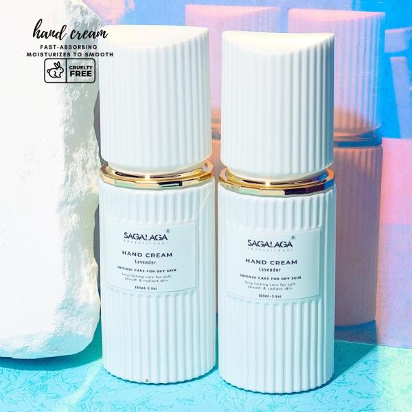 SAGALAGA Moisturizing Hand Cream for Dry Hands 100ml Bottle Custom Logo Hydrating Nail Care Lotion Moisturizing