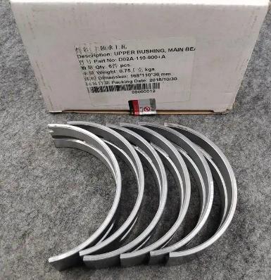 Steel Upper and Lower Tiles Set Bearings for SDEC 6D114 D9 SHANTUI SANY Diesel Engine Truck Main Bearing D02A-110-900 A