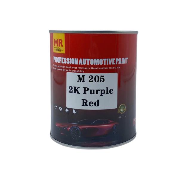 M205 Purple Red 2K Car Paint Products  2K Auto Spray Paint 1L/4L/20L Package